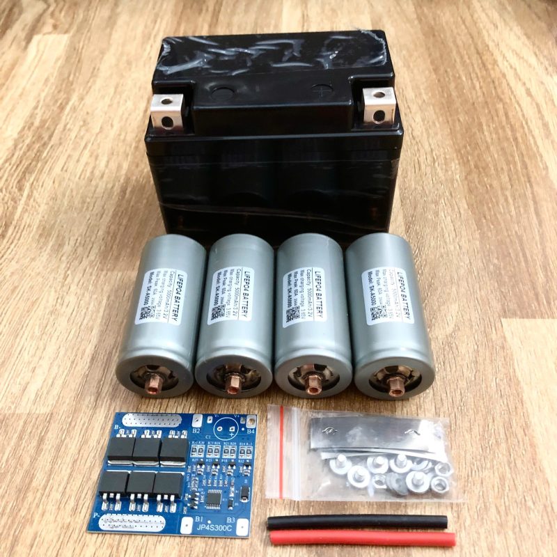 Combo 5Ah tự làm Acquy Lithium xe máy: 375K 5 (6)